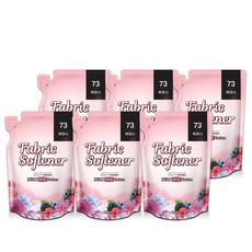 아토세이프 밀크코튼 퍼퓸 섬유유연제 소프트피오니 리필, 700ml, 6개입
