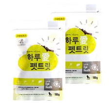 하루애 펫트릿 기능성 애견 수제간식, 눈&눈물, 2개입