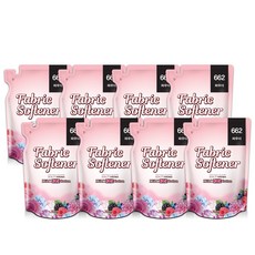 밀크코튼 퍼퓸 섬유유연제 662 파우더 리필, 700ml, 8개