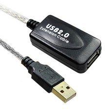 마하링크 USB 2.0 연장 리피터 무전원 케이블, 1개, 10m