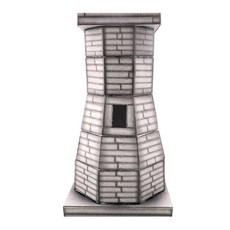 Gabe Family 建築紙模型 瞻星臺, 混色, 1個