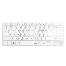 파인피아 삼성 노트북용 문자인쇄 키보드 스킨 SS27-B번 NT901X5N/NT900X5I/NT900X5T, 화이트, 1개