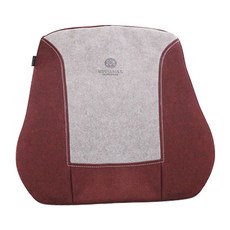  지티글로벌 뫼르소 알칸타라 메모리폼 등쿠션, 버건디 샴페인, 1개 