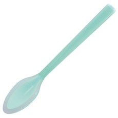 오카베 소프트 터치 실리콘 스푼 인터그레이티트 딥 타입 스몰, BLUE, 1개