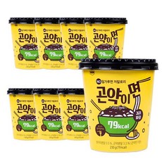 곤약이면 노밀가루면 저칼로리 귀리짜장, 230g, 8개입