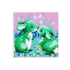 헬로페인팅 다이아몬드 페인팅 보석십자수 DIY세트 뽀뽀시리즈, 6, 1세트