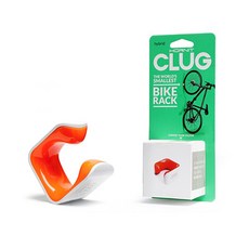 HORNIT CLUG 자전거 거치대 하이브리드용, 오렌지 + 화이트