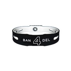 BANDEL 數字可逆手鍊 4, 黑+白