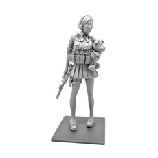 YUFANMODEL YF179 1/18 軍事人物動漫突擊隊少女學校艾米麗, 1個