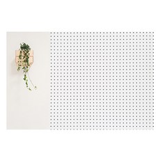 앤비커머스 인테리어 타공판 벽걸이식물 좌 WHITE, 1개