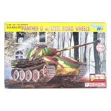 DragonModels DML0865 1/35 German Leopard type tank G iron wheel + magic track 프라모델, 1개