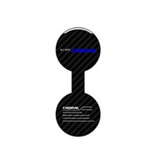 엑스원 LED 카본스타일 컵홀더 블루 올뉴카니발, 1개