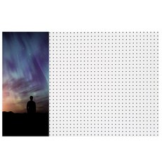 앤비커머스 인테리어 타공판 너의이름은A 좌 WHITE, 1개