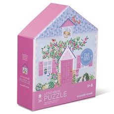 크로커다일크릭 양면 퍼즐, 24피스, 작은집, 1개