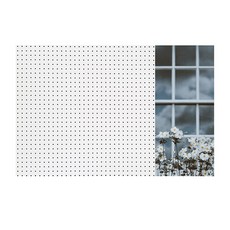 앤비커머스 인테리어타공판 창밖의꽃들 우WHITE, 1개