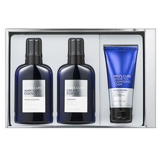 미샤 맨즈큐어 스페셜 화장품 세트, 엠플 에센스 150ml + 크림 에센스 150ml + 쉐이브 투 클랜징 폼 80ml, 1세트