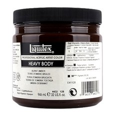 리퀴텍스 HB아크릴물감 S1 128 BurntUmber, 946ml, 1색