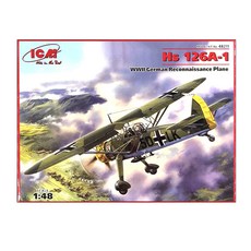 ICM 프라모델 1/48 Hs 126A-1 WW2 German reconnaissance plane, 1개