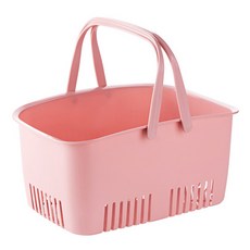 히키스 헬스장 수영장 수납정리 물빠짐 바구니, PINK, 1개