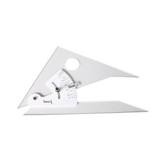 산기 각도삼각자 30cm, 혼합 색상, 1개