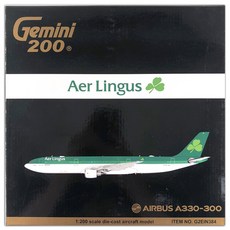GeminiJets 비행기다이캐스트 1/200 Irish airways A330-300 EI-EAV, 혼합 색상