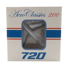 Aeroclassics 1:200 United Airlines B720 N7223U 비행기 다이캐스트, 혼합 색상