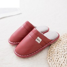 홈테리어 가죽 코팅 실내화