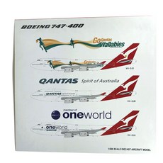 JCWings 1:200 aviation Australia B747-400 VH-OJU global 비행기 다이캐스트, 혼합 색상