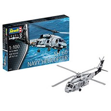 Revell RV4955 1:100 SH-60 海軍直升機塑料模型直升機, 1個