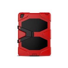 인스타 ipad 다이아 로봇 태블릿PC 보호케이스, 레드앤블랙