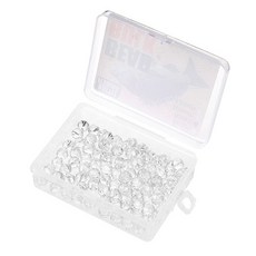 BATTLE FISHING 玻璃珠透明BGB100BCL, 100件