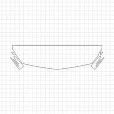 헥시스 벤츠 CLS-CLASS BASE CLS550 2018 PVC PPF 보호필름 차량용 가드용품, 09. HFM 45.72CM, STRAIGHT, 1개