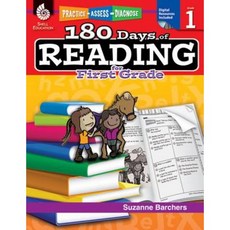180 Days of Reading for First Grade (Grade 1): Practice Assess Diagnose Paperback, Shell Education Pub