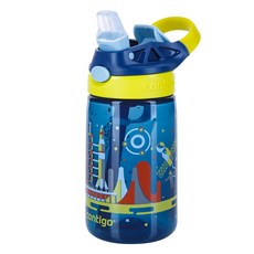 Contigo 오토씰 기즈모 플맆 유아용 물통, 노티컬 스페이스, 414ml, 1개