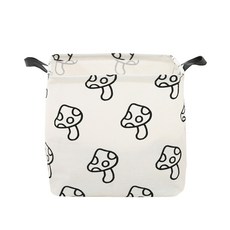 뮤엘 춤추는꿀벌 패브릭수납바구니, 버섯, 1개