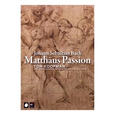 CHALLENGE CLASSICS BACH / MATTHAUS PASSION - TON KOOPMAN AMSTERDAM BAROQUE ORCHESTRA 오스트리아수입반, 2DVD