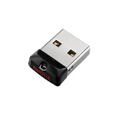 샌디스크 크루저 핏 USB 플래시 드라이브 SDCZ33, 64GB