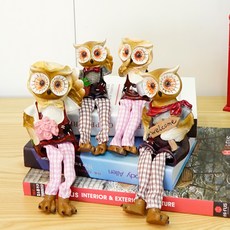 21세기트랜드 웰컴 부엉이 패밀리 오브제, 혼합 색상