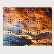 앤비커머스 인테리어타공판 구름구름 500 x 400 mm, 1개, white