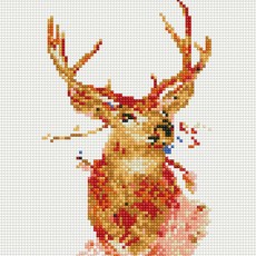 아트조이 DIY 보석십자수 캔버스형 25 x 25 cm, 나의 사슴, 1세트