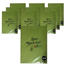 칠성 캘리 서예용 색화선지 초록 40p, 10개입