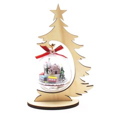 아트조이 DIY 미니어처하우스 Christmas Tree With Train, Wood