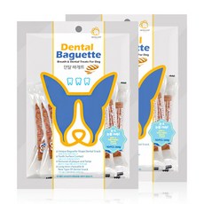 코코브라운 덴탈 바게트 강아지 간식 200g, 눈&눈물, 2개입