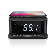 브리츠 무선충전 전자시계 BZ-Q110 CR, 혼합 색상, 1개