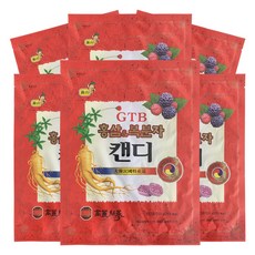 Korea Food 紅蔘覆盆莓糖, 6包, 200g