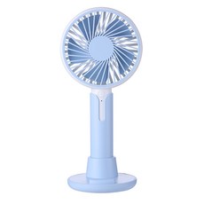 스미다 코튼캔디 크래들 핸디팬 선풍기, SMD-S2000PLUS, 블루