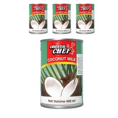 오리엔탈 셰프 코코넛 밀크, 400ml, 4개