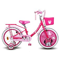 삼천리자전거 미니키즈 보조바퀴 자전거, 핑크, 1210 x 710 mm