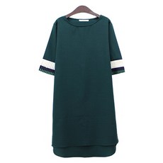 팡팡샵 T 반소매플리츠 임산부 원피스