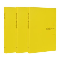 에코청운 에코 더블레버 화일 A4, 노랑, 3개